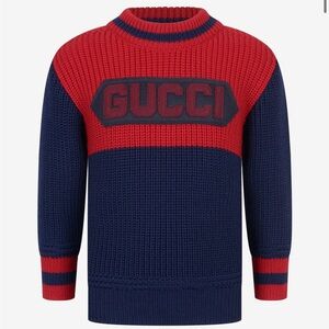 Gucci Kids logo Wool sweater size 4T